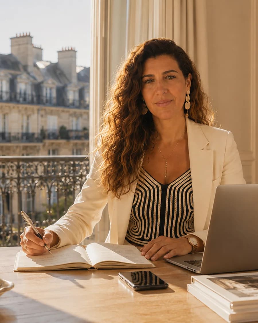 غينا حلبي تنسّق ترتيبات Savoir-Faire VIP في باريس.