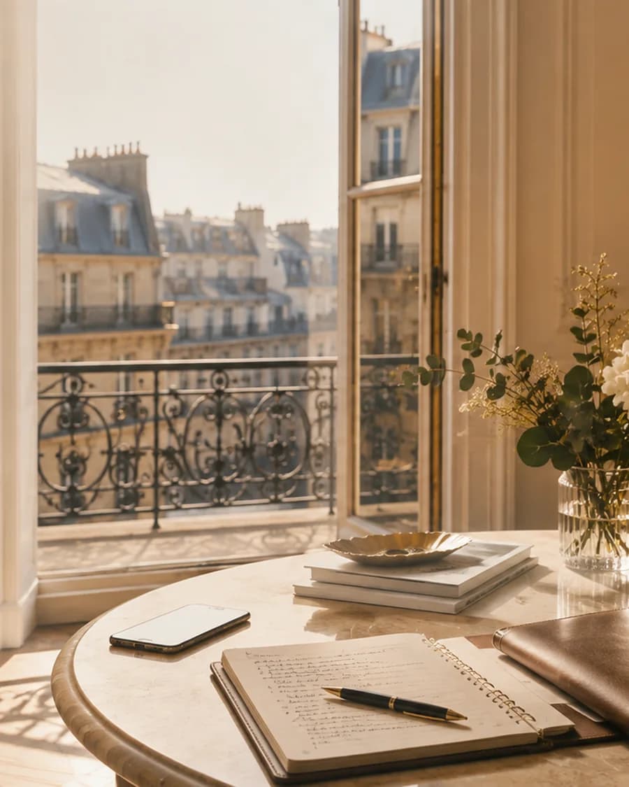 Coordination de conciergerie privée dans un cadre parisien.